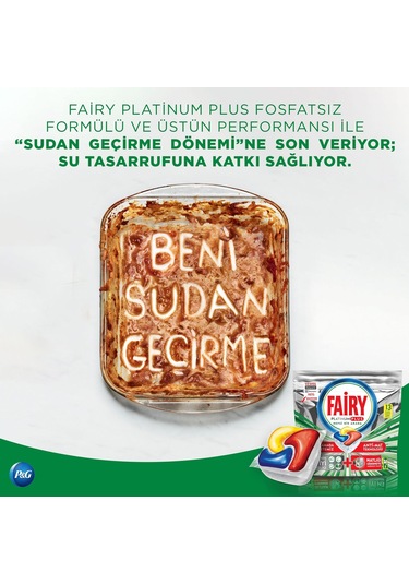 Fairy Platinum Plus Hepsi Bir Arada Bulaşık Makinesi Deterjanı 3 x 50 Tablet