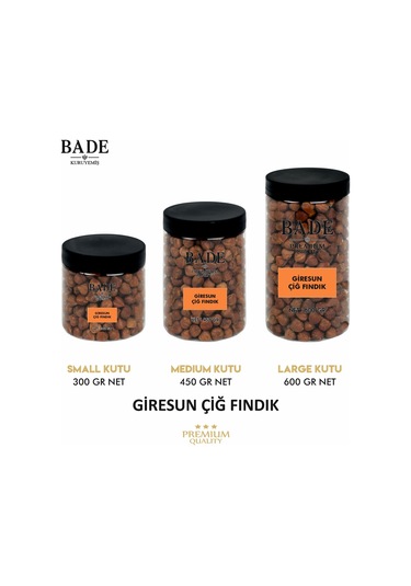 Çiğ Fındık Giresun Jumbo İri Boy 450 Gr. 450 G