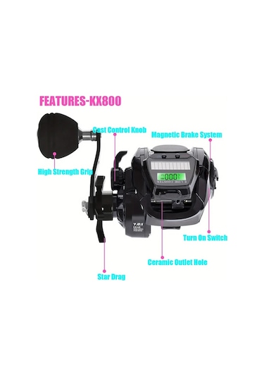 Motion003 Moloca Siyah Sol 1 Adet Güneş Enerjili Usb Şarjli Dijital Ekran Su Damlası Makarası 7 2 1 Dişli Oranı Çift Fren Sistemi Tekne Balıkçılık Kamışı Motion003 Moloca Siyah Sol 1 Adet Güneş Enerjili Usb Şarjli Dijital Ekran Su Damlası Makarası 7 2 1 Dişli Oranı Çift Fren Sistemi Tekne Balıkçılık Kamışı