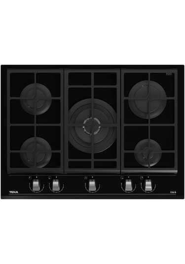 Teka GZC 75330 XBN BK Ankastre Kristal Wok Gözlü Cam Gazlı Ocak 112570054