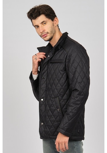 Daynax Erkek Içi Kürklü Kapitone Kaban 4926000 Siyah-Siyah