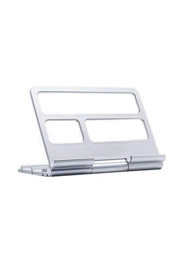 Novahub Katlanabilir Dikey Standı Gümüş/siyah Abs Malzemeli Telefon & Tablet Destekpratik Tasarımoptimal Kullanımgeniş Uygulama Alanı