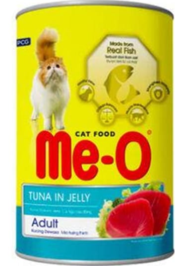 Me-O Ton Balıklı Jöleli Konserve Yetişkin Kedi Maması 400 G