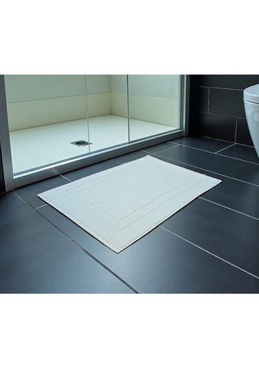 Vionte Banyo Ayak Havlusu Beyaz Otel Serisi 320gr 50x70 Beyaz