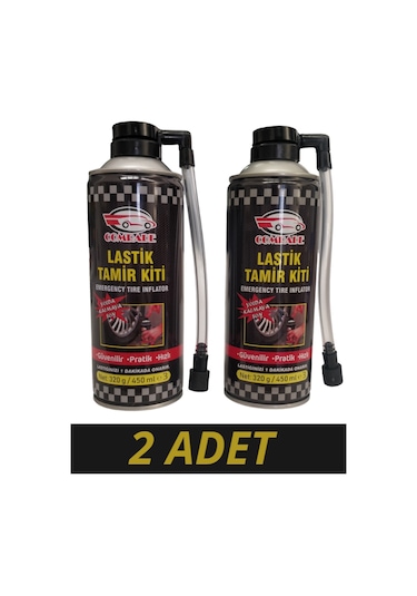Comrade Lastik Tamir Köpüğü Sprey Kiti 2 x 450 ML