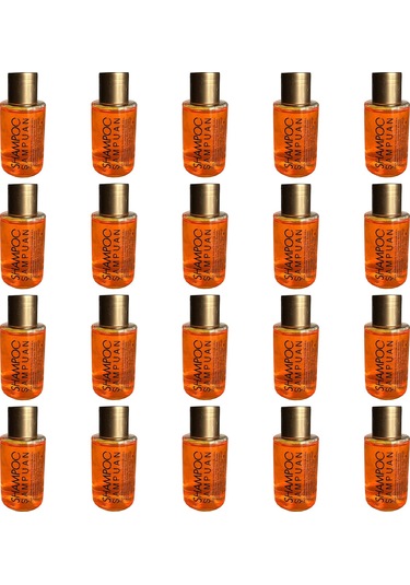 Mini Tek Kullanımlık Otel Kamp Seyehat Saç Şampuanı - 30cc / 30 Ml. - 20 Adet Normal Saçlar