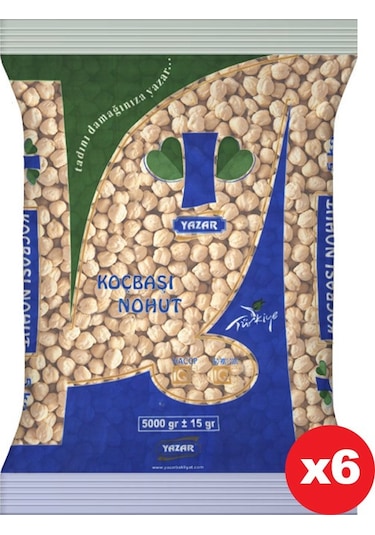 Yazar Koçbaşı Nohut 6 x 5 KG