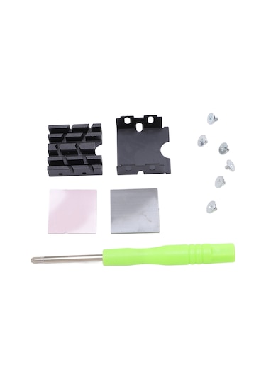 Kangvka M.2 2230 Ssd Soğutucu, Mg Alyuminyum Alaşımlı, İki Yönlü Tutucu, Termal Silikon Yastık, Pcıe Nvme/sata Uyumlu, 10-30 C Soğutma, Masaüstü/dizüstü Bilgisayarlar İçin