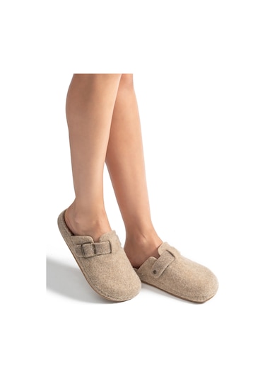 Manu Erkek Ev Terliği Bej 41/45 Bej