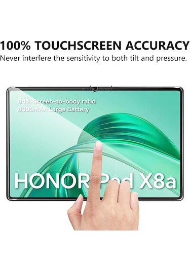 Honor Pad X8a 11 İnç Tablet Uyumlu Ekran Koruyucu Nano Cam Esnek