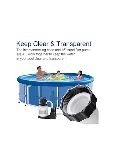 Intex Filtre Pompaları Kum Filtreleri İçin 2 Adet Havuz Kum Filtre Pompası Hortumu