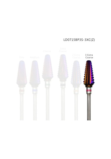 Hytoos Mor Karbür Tırnak Matkap Uçları 3/32 "tornado Karbür Bit Freze Kesiciler Manikür Pedikür Çivi Aksesuarları Araçları Plum