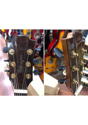 Champes Md-4108Ceq Üst Kalite Elektro Akustik Gitar-Şekilli Kasa