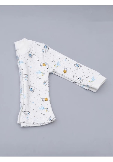 Yenidoğanlar İçin 3 Parça Bluz Seti 443399370 Beyaz