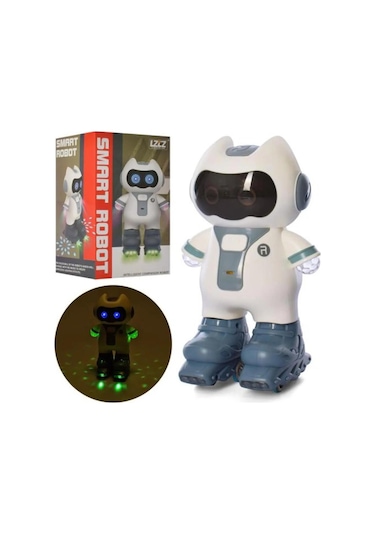Ctoy Işıklı Ve Sesli Kayarak Dans Eden Robot Ctoy-6678-9