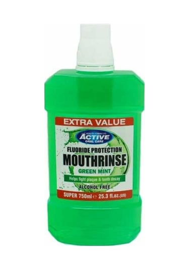 Active Oral Care Yeşil Nane Aromalı Ağız Çalkalama Suyu 750 ML