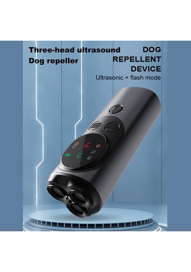 Dancemonkey Akıllı Ultrasonik Köpek Havlama Önleyici 3 Başlıklı, Etkili Havlama Kontrolü