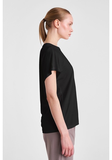 Lescon Kadın Kısa Kollu T-shirt 25n-2118 Siyah