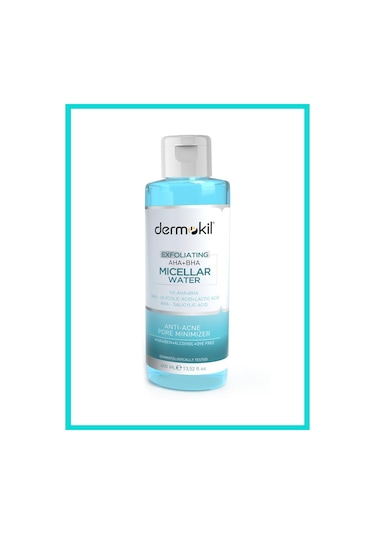 Dermokil Exfoliating Aha+Bha Niacinamide Micellar Makyaj Temizleme Suyu 400 ML