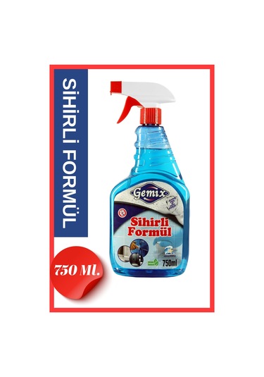 Gemix Sihirli Formül Banyo Tuvalet Duşakabin Temizleyicisi 750 ML