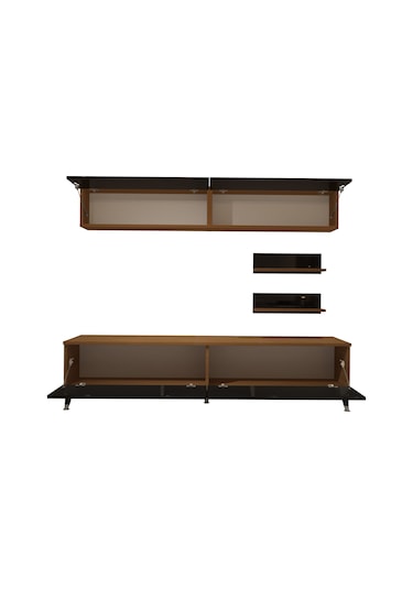 Decoraktiv Eko 5 Slm Std Silver Tv Ünitesi Tv Sehpası Ceviz - Siyah