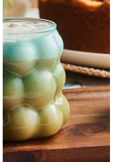 Karaca Bubble Latte Bardağı 390 Ml Yeşil Yeşil