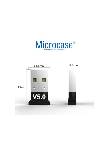 Microcase AL2392 Mini v5.0 Bluetooth USB Dongle Alıcı