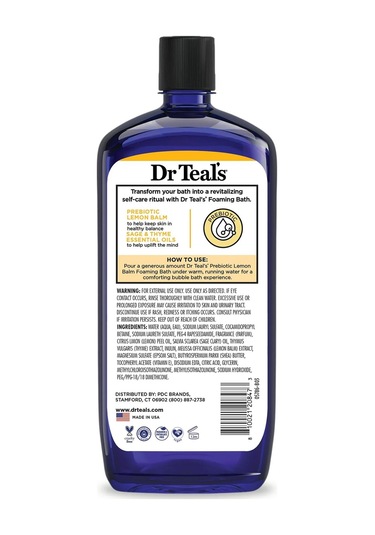 Dr.teals Prebiotic Lemon Balm Banyo Köpüğü 1000ml Diğer