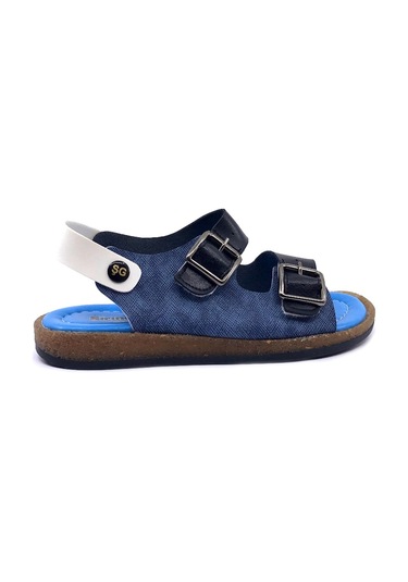 Ayakkabımood Şirin Genç Ortopediklaci Mavi Erkek Çocuk Yazlık San