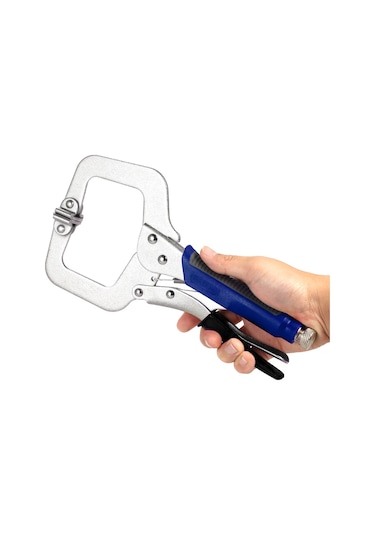 Symbee 11 İnç C Tipi Kilitleme Tırnak Alevi, Geniş Çene Kapasitesi Ve Yüksek Karbon Çelikten Yapılmış Ahşap/kaynaklama İçin Sıkma Aleti