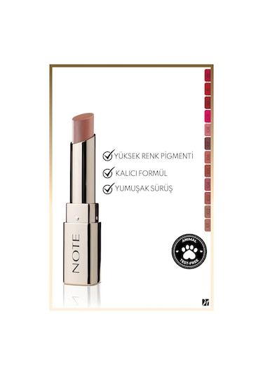 Note Cosmetics Iconic Matte Lipstick Kalıcı Mat Ruj 102 Soulmate - Nude 102