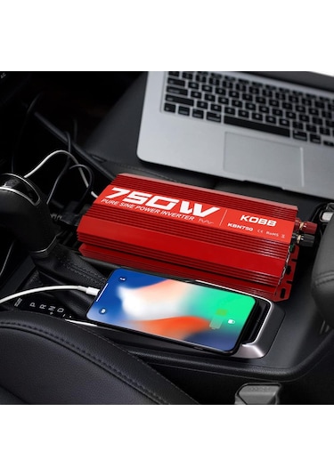 Kobb Kbn750 12V-220V 750Watt Tam Sinüs Dönüştürücü İnvertör