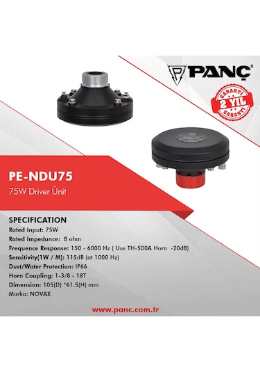 Pe-Ndu75 75W Drıver Ünit