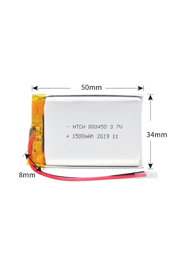 Cbtx 2 Adet 803450 1500mah Li-polimer Pilin Değiştirilmesi