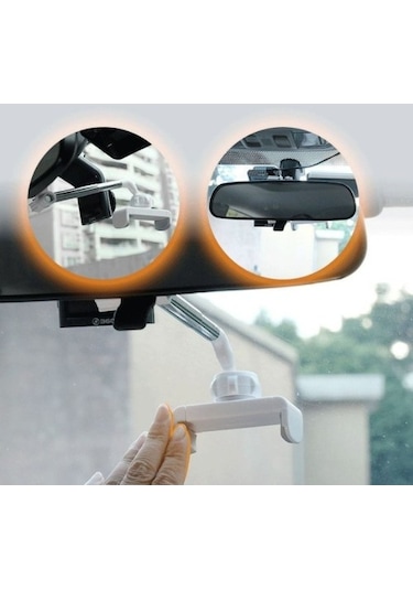 Dikiz Aynasına Takılan Telefon Tutucu Siyah