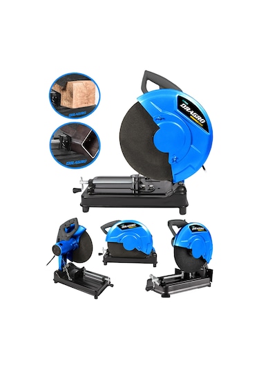 Dragro DRG-4200 Mavi Professional Profil Ve Metal Kesme Makinası 355MM Hx355
