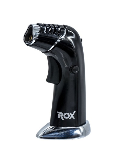 Rox Bs-830 Üç Alev Çıkışlı Bütan Gaz Torch Pürmüz Siyah