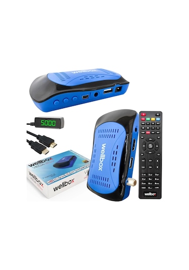 Wellbox Vega Youtube Destekli Mini Full HD WİFİ Uydu Alıcı