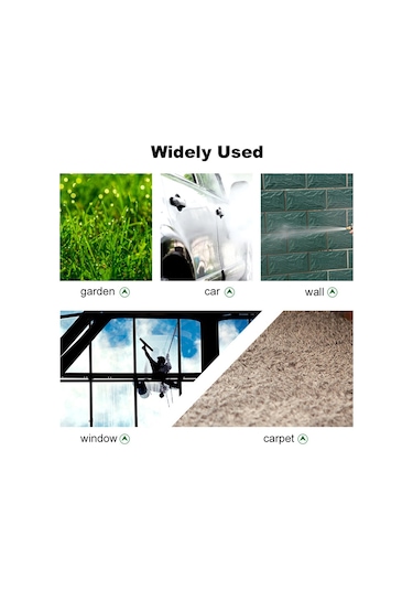 Singree Dayanıklı Metal Bahçe Hortumu Nozulu - Yüksek Basınçlı, Ayarlanabilir Su Püskürtme Gümüş