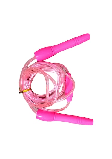 Ayarlanabilir Işıklı Atlama İpi Yetişkinler Ve Çocuklar İçin Pembe Işıklı Atlama İpi