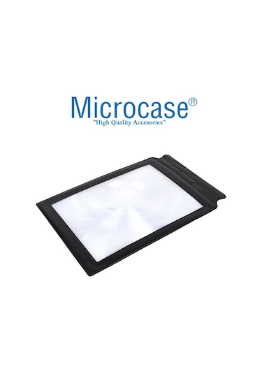 Microcase A4 Ölçekli 3X Büyütme Kart Büyüteç Model By11