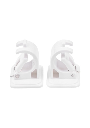 Hfambition Beyaz Ev Mutfak Banyo İçin 2'li Sıkma Tutucu, 2 Kg Yük Dayanımı, Kolay Kurulum, Pratik Kullanim Çok Renkli