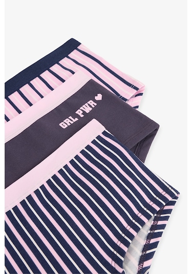 Penti Pembe Kız Çocuk College 3'lü Hipster Külot