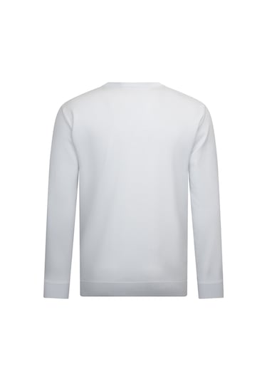 Gri Regular Fit Bisiklet Yaka Rayon Triko Kazak 29594 Gri