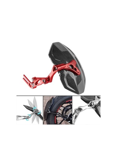 Didadodo Motosiklet Arka Çamurluk Koruma Seti M3 Kırmızı Uygun