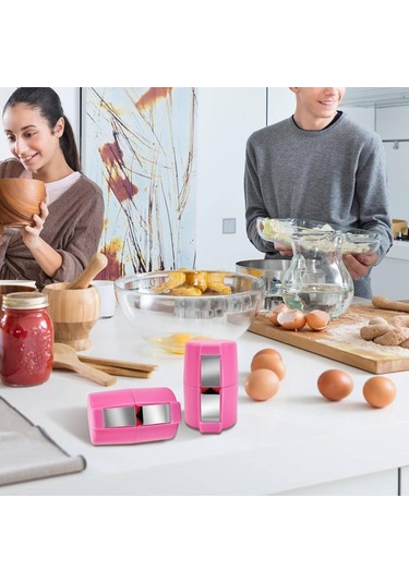 Paslanmaz Çelik Yumurta Açıcı 3pcs Seti, Sert Haşlanmış Çiğ Yumurta, Soyucu Alet, Mutfak İçin Kraker Paslanmaz Çelik