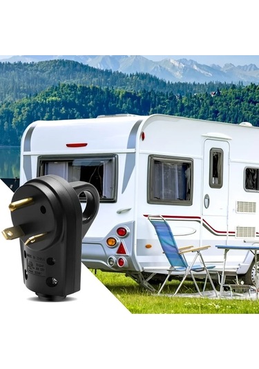 Xuweiwei Ed-304p Heavy-duty Rv Erkek Fiş Nema Tt-30p 125v Abs Malzeme Basınç Dayanıklı Kol Trailer Karavan