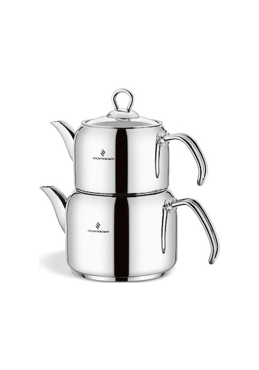 Sofram Soft Aile Boy Çaydanlık Takımı Sabit Süzgeçli