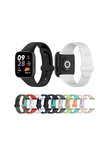 Newface Xiaomi Redmi Watch 3 Origin Silikon Kordon Glblseme - 32 - Bej