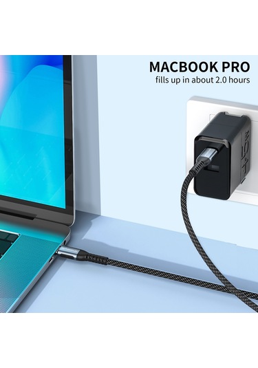 Ahastyle XC01 Tip-c Tip-c 1 M Usb-c Pd Hızlı Şarj Kablosu 100 W
